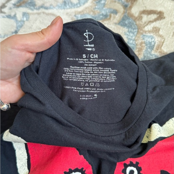 Pink Floyd Division Bell World Tour Short Sleeve Crewneck T-Shirt size S - Picture 3 of 6